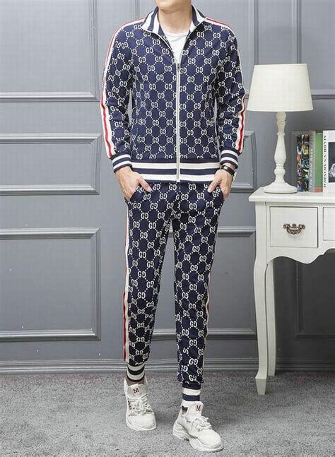 gucci jacquard tracksuit fake|gucci tracksuits for men.